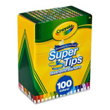 Crayola Supertips 100 Plumones Lavables Washable NiÃ±os