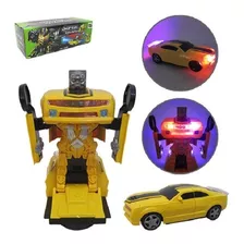 Carrinho Camaro Transformers Super Robo C/ Som E Luz