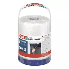 Film Premium Con Cinta De Pintor 1,4m X 20m Tesa Easy Cover