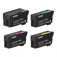 Kit Cartuchos Orig. Ploter Epson T40w Black, Mag, Am E Ciano