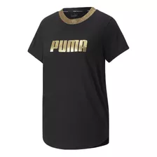 Camiseta Puma Deco Glam Feminina - Preto