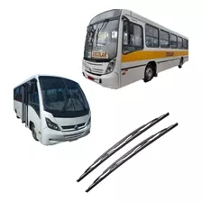 Par De Palhetas Limpador Parabrisa Neobus Mega/thunder+