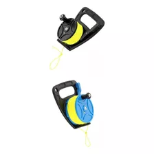 2 × Mango De Equipo De Carrete De Buceo Azul Negro