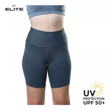 Calza Corta Dama Elite Lisa Biker Suplex Fitness Uv50+