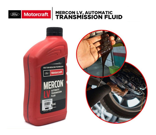 Aceite Caja Automtica Atf Mercon Lv Ford Motorcraft 946 Ml Foto 3