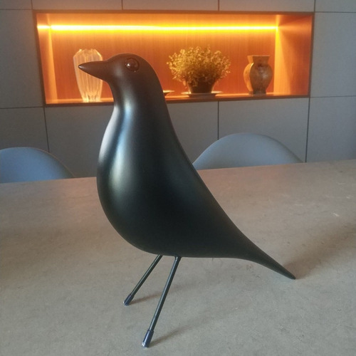 Lindo Pássaro Eames Bird Decorativo Novo Na Caixa. 