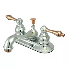 Lavabo Central Kingston Brass Kb604al Restoration De 4 Pu...