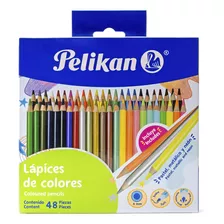 48 Lapices De Colores Redondos Pelikan