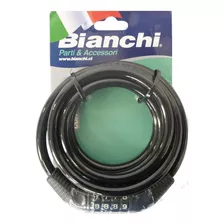 Candado Bianchi 422 10x1800 Negro C/clave Intercambiable