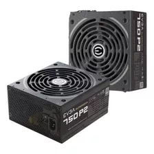 Fonte Alimentação Gamer Evga 750w P2 80+plus Modelar P/ Pc