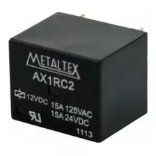 Rele Metaltex Ax1rc2 12v 15a 125vac 5 Pinos C/ Nf E Garantia
