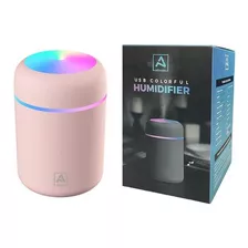 Humidificador Ultrasónico Difusor Aromatizador 300ml Usb Rgb