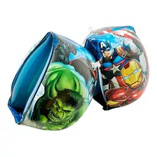 1 Par Boia De Braço Infantil Vingadores P/ Piscina Avengers