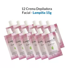 12 Crema Depiladora Facial - Lampiña 15g