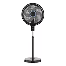 Ventilador De Pie Oster Ovtr880 Turbo Negro Con 6 Aspas Color Gris, 40 cm De Diámetro 220 v