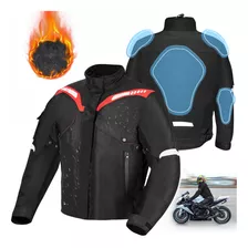 Chamarra Moto Hombre Impermeable Biker Protecciones