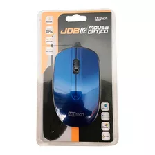 Mouse Óptico C/fio Para Notebook E Pc Usb 3.0 /2.0 /1.1 Azul