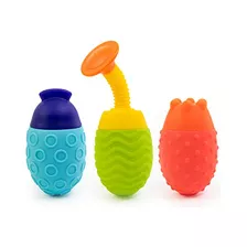 Easy Squeezies Bath Toys Juego De 3 Piezas Que Fomentan...