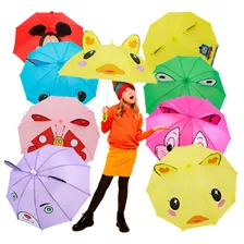 Paraguas Sombrilla Infantil, Resistente Y Colorido, Diseños.