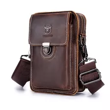 Bolsa de Cintura Piel genuina Hombre Clásico Bolsa Crossbody