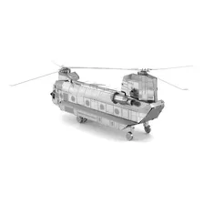 Puzzle 3d De Metal - Helicóptero Chinook