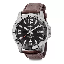 Relógio Casio Masculino Collection Couro Mtp-vd01l-1bvudf Cor Da Correia Marrom