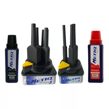 Kit 5 Pincéis Metiq + Kit 3 Pincéis + 2 Tintas Metiq