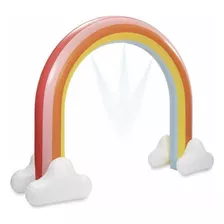 Gran Arcoiris Inflable Con Rociador Aspersor Chorros De Agua