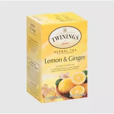 Twinings Te Importado Lemon Ginger 20pk 30g Limon Jengibre