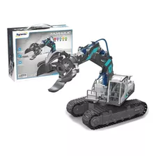 Excavadora Garra Hidráulica Robot Kit Robótica Juego 137pcs 