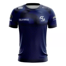 Camisa Camiseta Sk Gaming Com Nome Personalizado