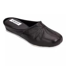 Pantuflas Rema Hoja Negro