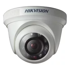 Cámara De Seguridad Hikvision Ds-2ce56c0t-irpf Con Resolución De 1mp Visión Nocturna Incluida Blanco