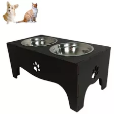 Comedouro Suspenso Duplo Para Cães/gatos P