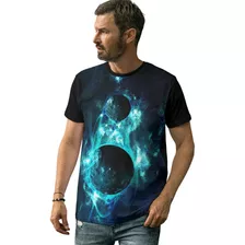 Camiseta Planetas Universo Galáxia Espaço Camisa Blusa