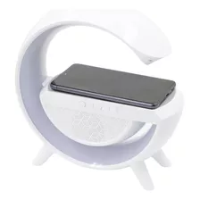 Caixa De Som Bluetooth Carregamento Por Indução Luminária 