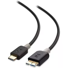 Usb-c A Usb 3.0 Micro-b Cable Negro