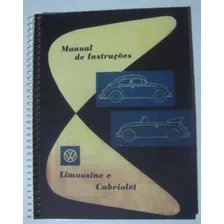 Manual Do Proprietário Fusca 1959 - Editado Em 08-1959