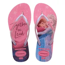 Chinelo Havaianas Slim Princesas Kids Infantil Glitter 