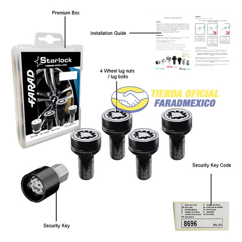 Tuercas De Seguridad Starlock Bmw 1 Hatchback Foto 4