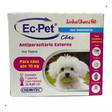 Ec-pet Até 10kg Contra Pulgas E Carrapatos - Chemitec