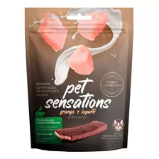 Bifinho Petisco Natural Para Cães Pet Sensations Frango E Iogurte 300g