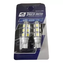 Par De Lâmpadas Pingo Com 13 Leds Tiger Auto Para Carros