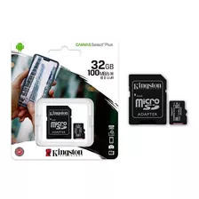 Micro Sd 32gb Clase 10 Kingston Sdhc Uhs1 80mb/s Original