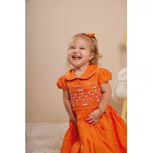 Vestido Infantil Smock