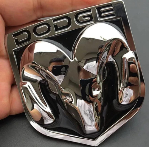 Logo Emblema Insignia Dodge 9.0x7.8 Cms Con Adhesivo Foto 2