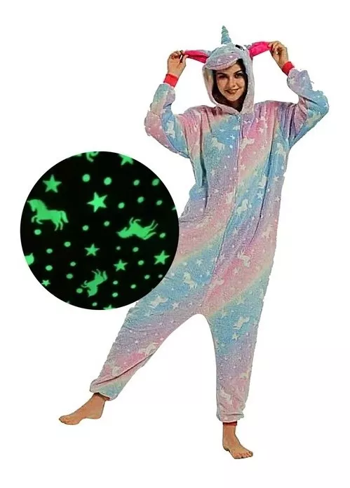 Pijama Kigurumi Enterito Disfraz Unicornio  Niños