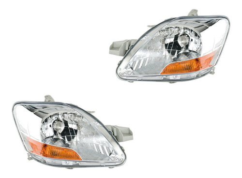 Par De Faros Depo Toyota Yaris 2006 2007 2008 2009 2010 2011 Foto 5