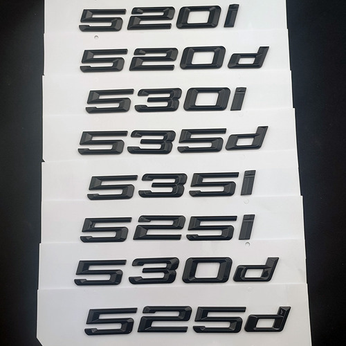 3d Abs Trunk Badge Letter Sticker Para Para Bmw 420i 520i