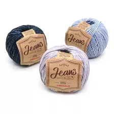 3 Novelos Linha Jeans Crochê / Tricô - Circulo 125g Cor Acesse Nosso Catálogo